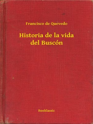 cover image of Historia de la vida del Buscón